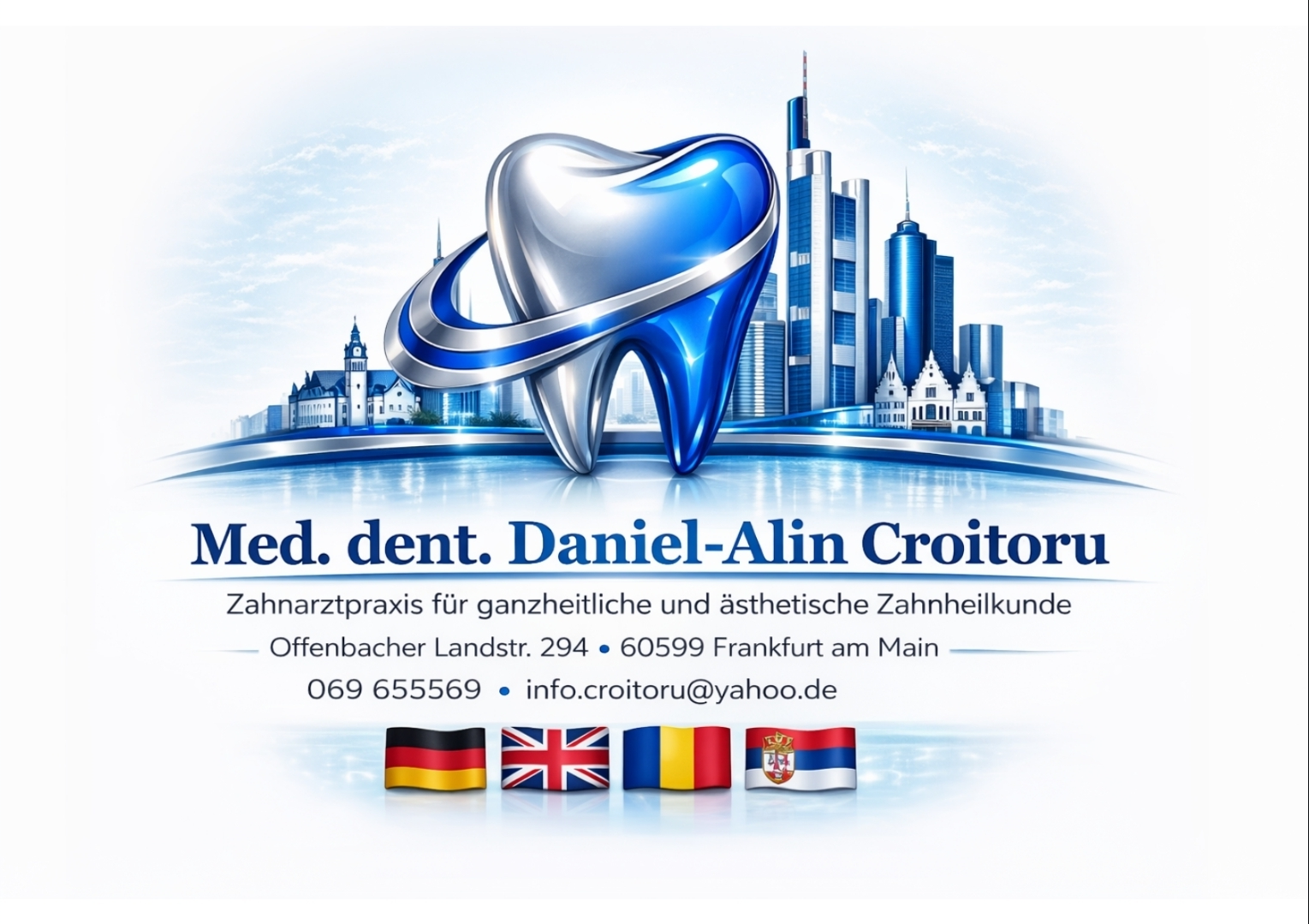 Med.Dent Daniel-Alin Croitoru brand background